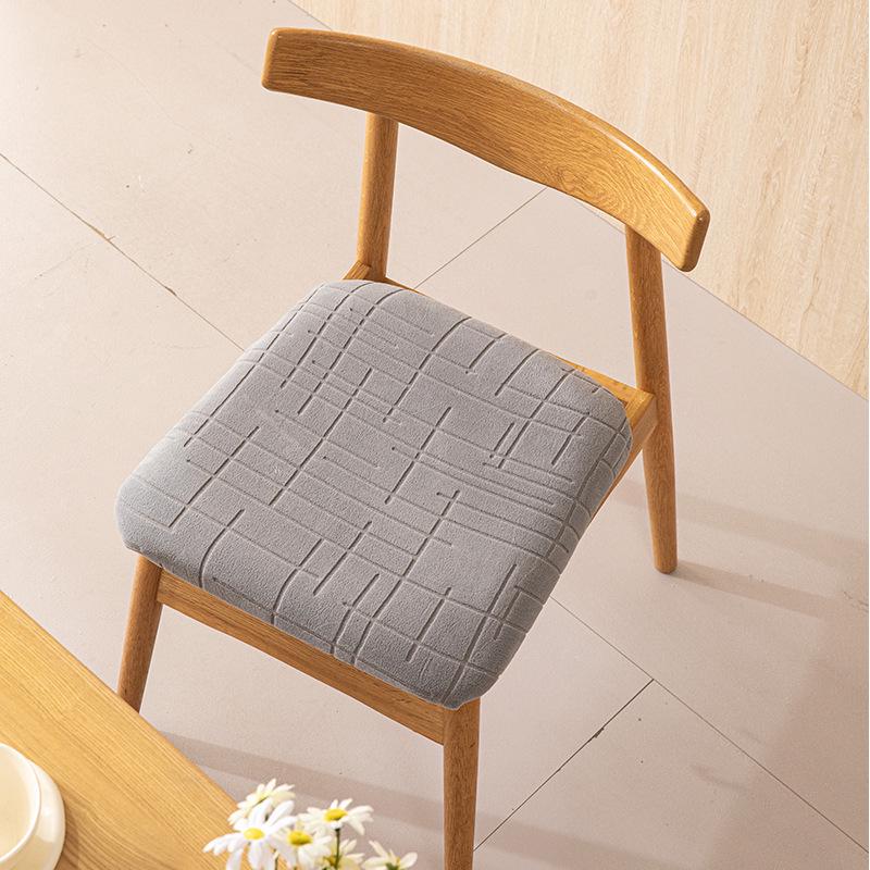 Housse de siège de chaise élastique, anti-poussière et anti-taches, pour la maison ou le bureau