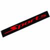 Red Sports Letter Reflective Car Decal Sticker for Windshield Decoration