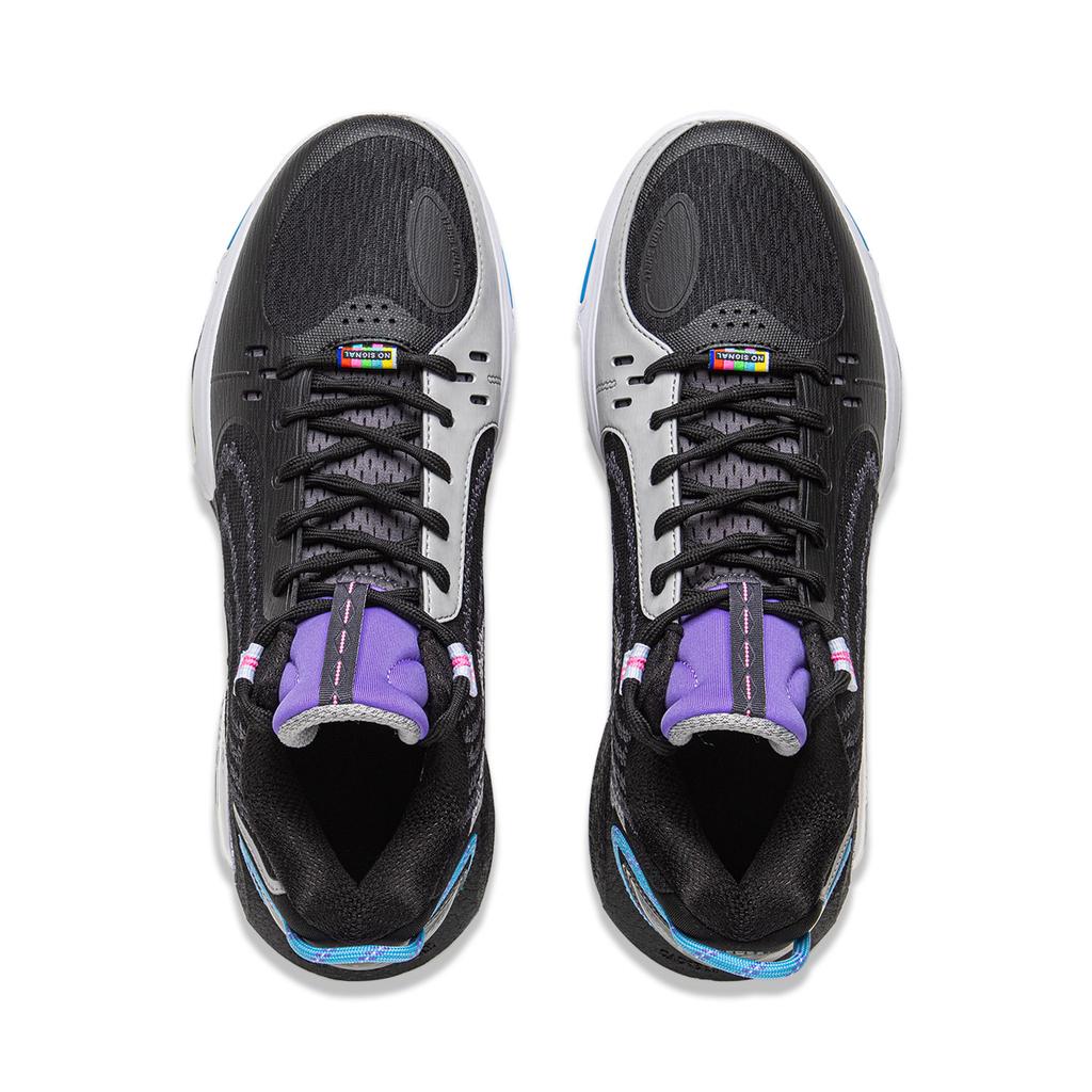 Li Ning Wade Shadow 7 Dämpfung Rutschfest Abriebfest Atmungsaktiv Rückprall Grip Niedrig geschnittene Basketballschuhe ABPV011-4