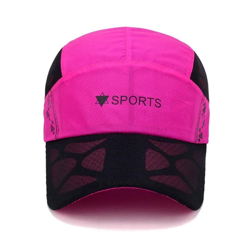 Sun Protection Baseball Hat Adjustable Tennis Hat Outdoor Sports Running Cap  Women Men