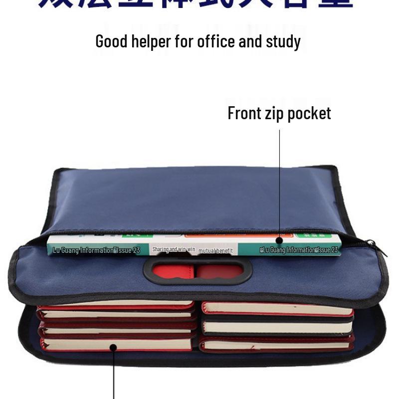 Oxford Cloth Waterproof Briefcase for Documents and Cigarettes