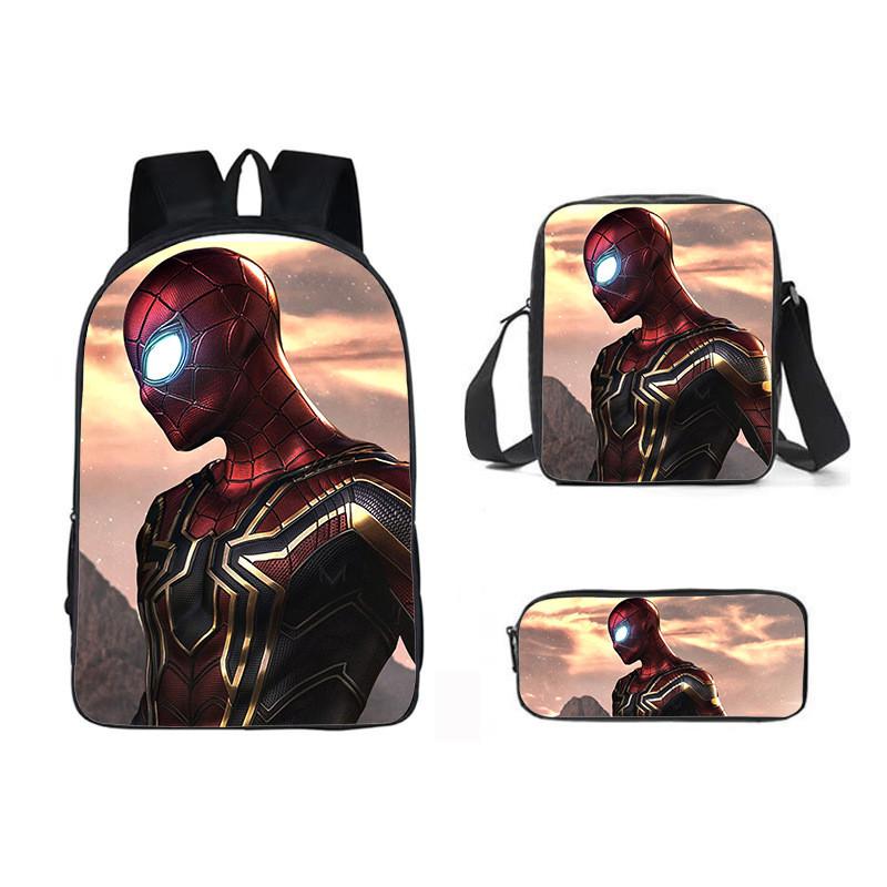 Backpack Piece Three Set Waterresistant Material Kids For