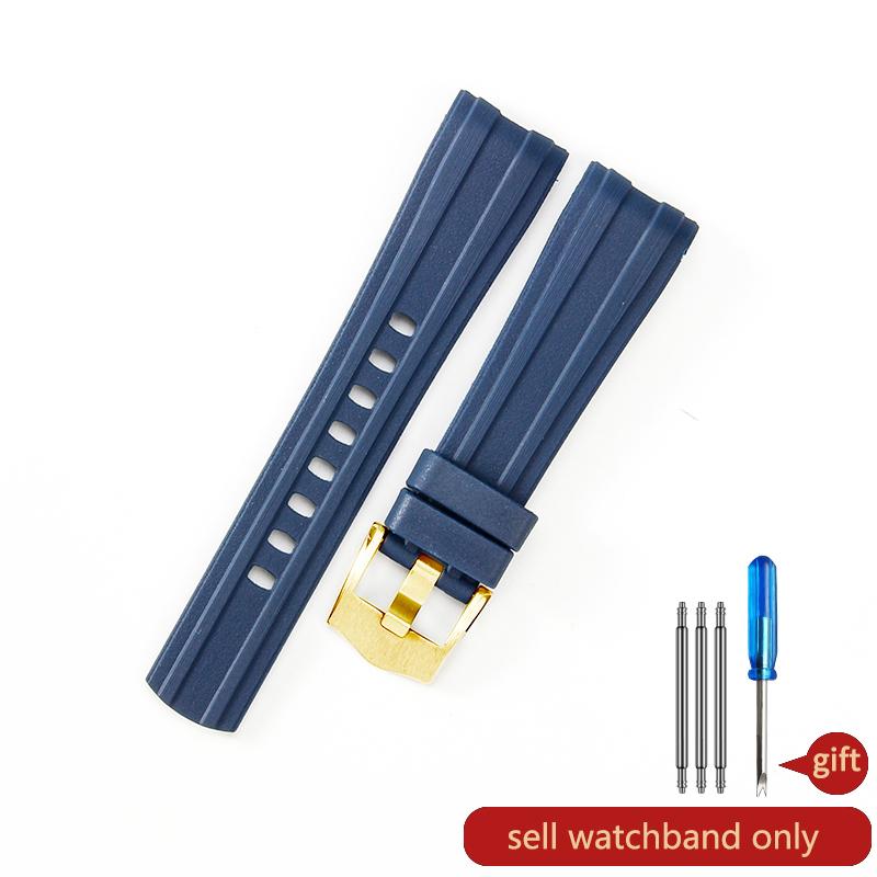 Brand Quality 20mm Soft Rubber Silicone Watch Band Buckle Grind Arenaceous Belt Special For Omega strap For Seamaster 300 logos