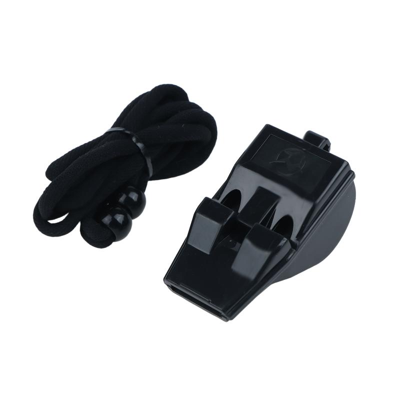 Sports Teacher Three-Tone Whistle Basketball Football Volleyball Game Training Whistle For Sports High-Pitched Rescue Whistle чёрный