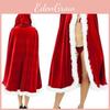 Christmas Adult Xmas Ladies Mrs Santa Claus Fancy Dress Costume Cloak Cape