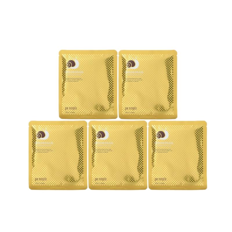 Petitfee Gold & Snail Mask Pack (5 Sheets)