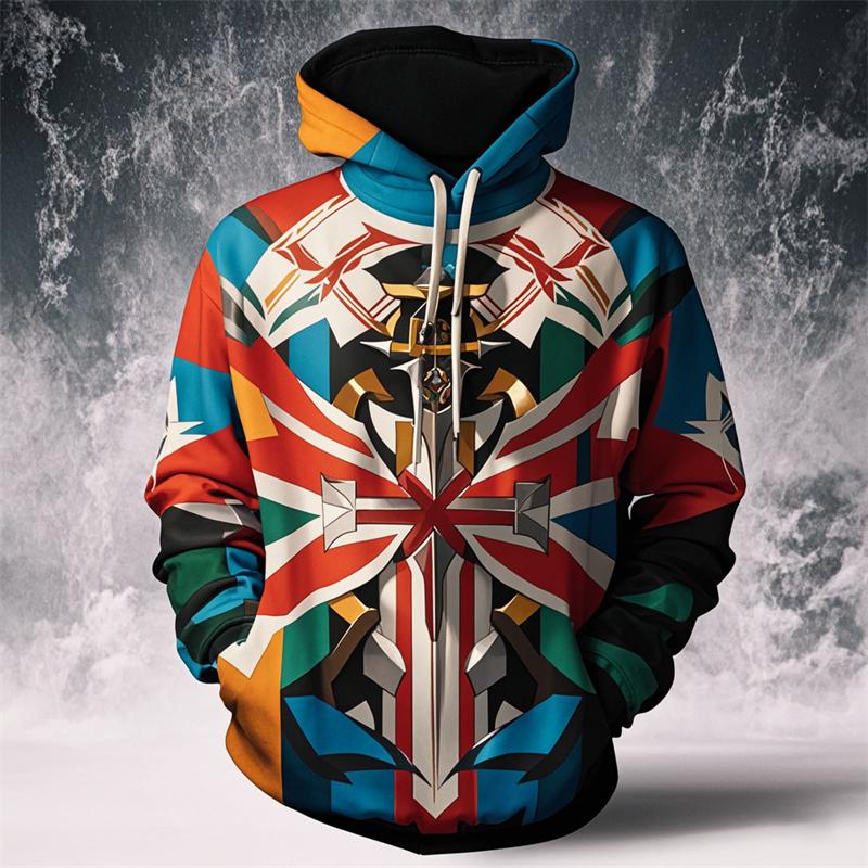 

Ретро Knight Templar Armor 3d Print Hooded Tops Sweatshirts Чоловіки Жінки Ісус Бог Графічний Толстовка Дитячий великий пуловер Худі 6XL