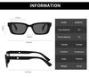 Black Square Sunglasses Vintage Small Rectangle Sun Glasses Hip Pop Eyeglasses Female Lentes  Mujer  Mujer
