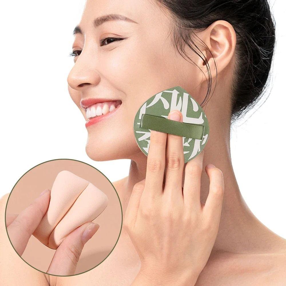 Water Drop Shape Makeup Cushion Puff Triangular Foundation Sponge  for Liquid Cream and Powder