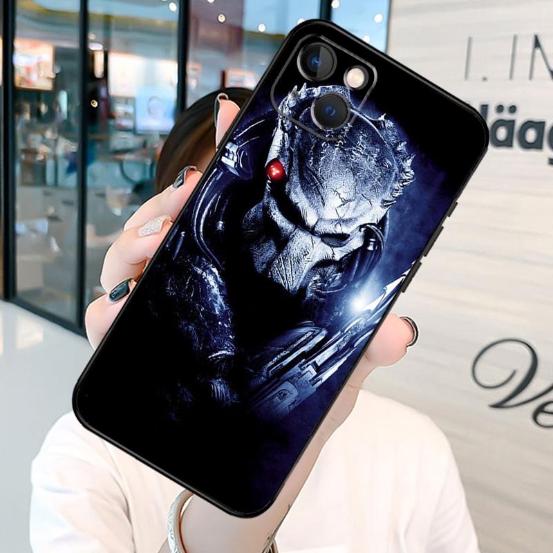 Predator Phone Case On For iPhone 13 12 11 14 15 16 Pro Max Plus XR X XS MAX Soft Back Cover