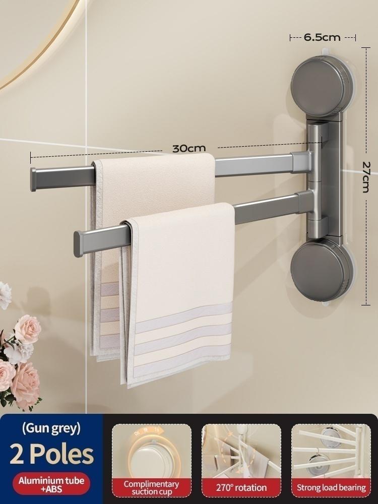 

Не нужно сверлить Присоска вращающаяся вешалка для полотенец Вращающийся держатель для полотенец на стену в ванной Держатель для полотенец на кухне полка