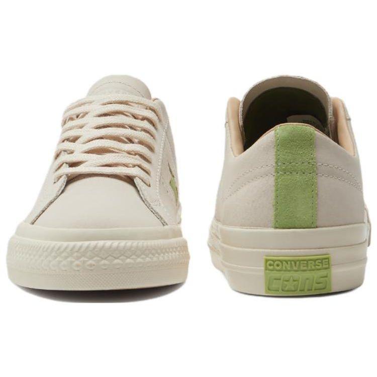 Converse One Star Pro Low Mid Autumn Festival - Ivory Unisex Sneakers Cream Natural-Ivory Vitality-Green A07261C