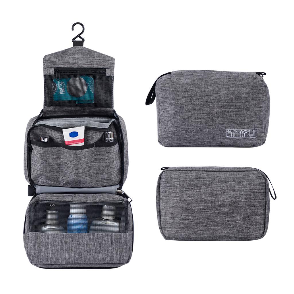 Portable Cosmetic Bag Hanging Toiletries Storage Bag Large Capacity Hook Simple Multi-Functional Travel Storage Bag
