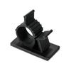 10Pcs Plastic Wire Clamp Holders Self-Adhesive Cable Tie Mounts  Electronics Cord Organization
