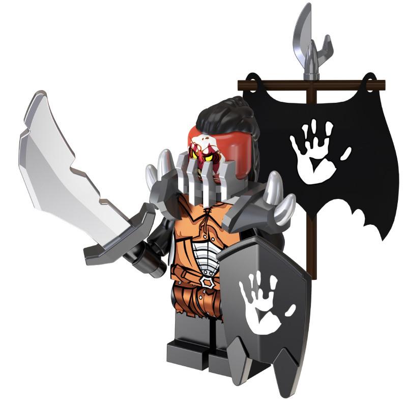 Premium 18pcs Lord Of The Rings Orcs Goblins Sauron Minifigures Building Blocks For Kids And Adults