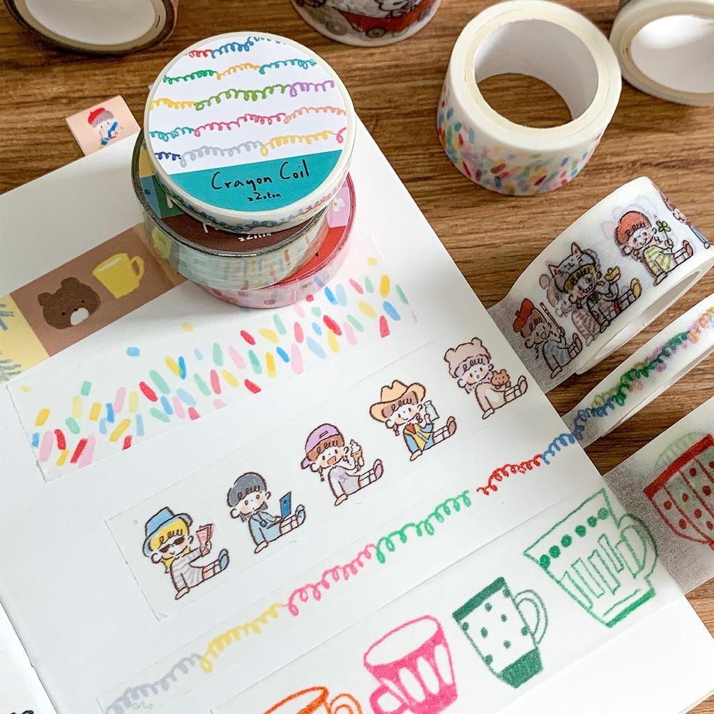 1pcs/1lot Decorative Adhesive tapes Vegetable and fruit cart coil masking tapes Junk Journal