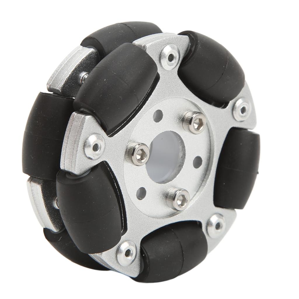 60mm Robot Omni Wheel Aluminium Alloy 360 Degree Rotation Robot Omni Wheel Replacement for Upgrade