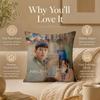 Drama C-Crash Landing on YouS Cushion Cover Double-Sided Printed Pillow Cover Hypoallergenic Dust-Mite Proof