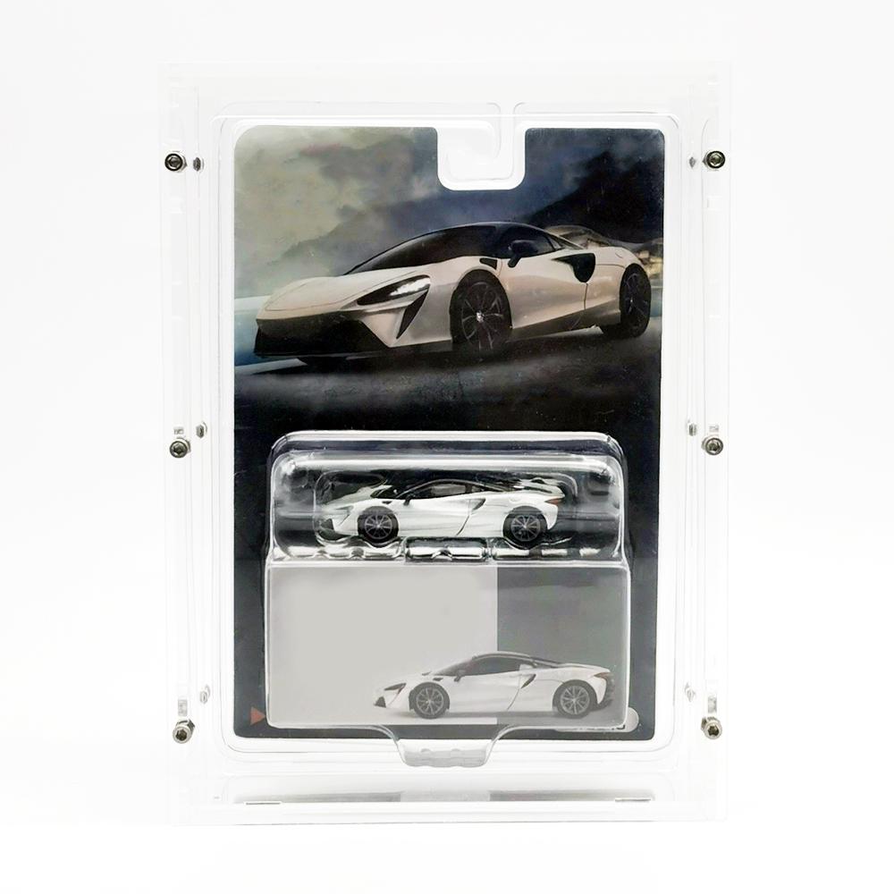 Bob 1/64 Modellauto Vitrine (Ohne Autos auf Bildern) Für Minigt Acryl Transparent Hochwertig Schraubfixierte Displaybox