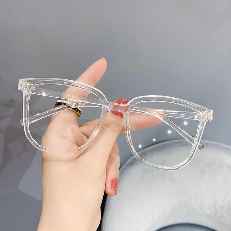 Trendy Cross-Border Anti-Blue Light Glasses: Large Frame, Slimming, Unisex Myopia Frames