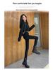 Women's Black Kitten Magic Leggings - Extra Thick Autumn/Winter Lambswool Tight Pants
