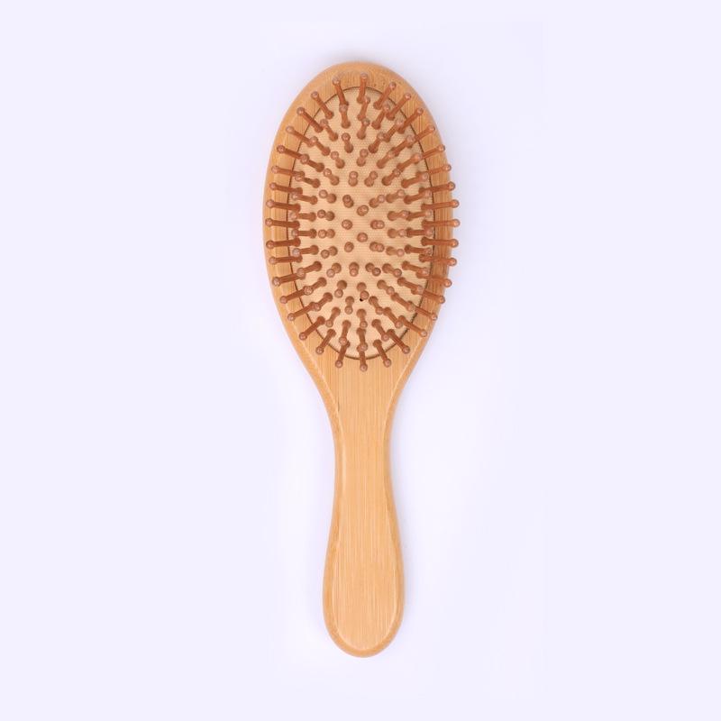 Natural Bamboo Scalp Massage Air Cushion Comb Set