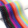 1 Strand 6/8mm Solid Color Glass Beads Loose Spacer Round Beads For Jewelry Making DIY Handmade Bracelet Necklace Accessories