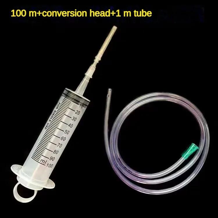 

100/300/550 мл Шприцы большой емкости Масляный насос со шлангом 1 м Насос для кормления домашних животных Питательный насос для гидропоники Большой шприц