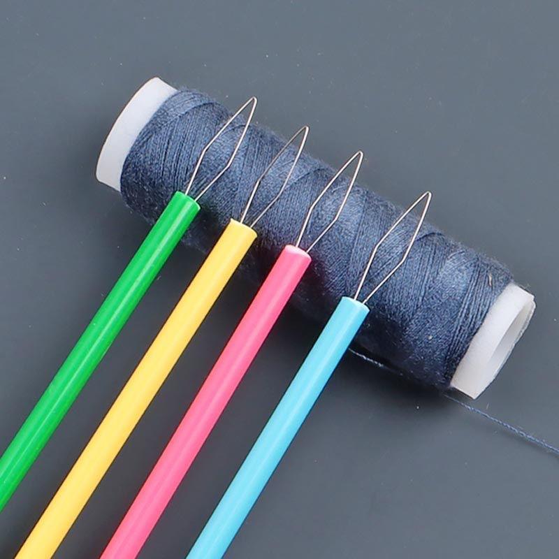 5pcs Essential Plastic Threading Tool Set for Sewing - a Convenient Sewing Tool Suitable for Beadwork and Handicrafts