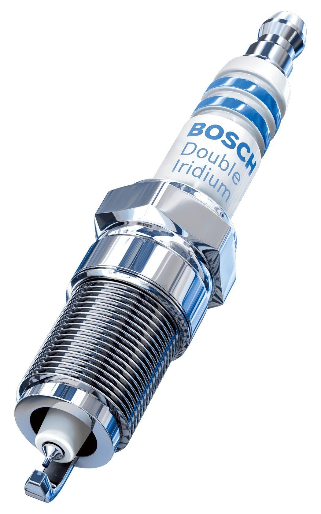 

Bosch 9619 Double Iridium Spark Plug, Up to 4X Longer Life (Pack of 1)