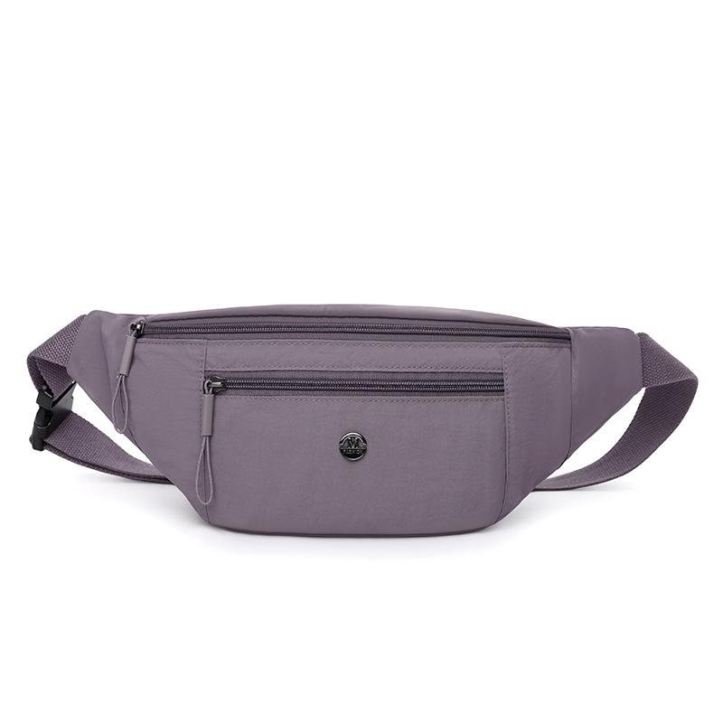 Sports Outgoing Waist Bag Lightweight Solid Color Women's Chest Bag Crossbody Bag