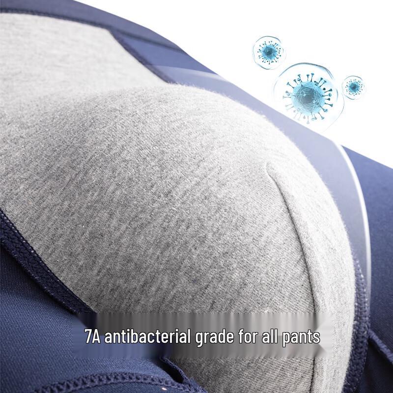 Jianjiang Men's Modal 7A Antibacterial Boxer Briefs 3-Pack