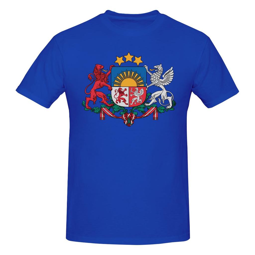 Funny Latvia Coat Of Arms Unisexs Printed TShirt Unisex T shirtBlack