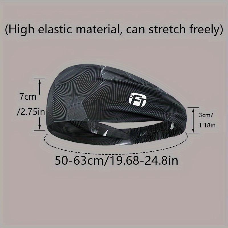 1Pc Summer Cooling Sports Headbands, Ice Silk Breathable Punk Beautiful Headbands, For Fitness, Outdoor Sports, Running, Yoga