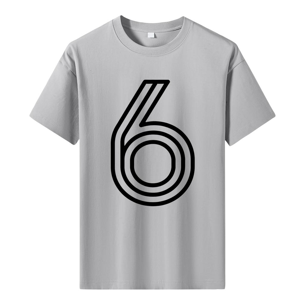 Pánské tištěné tričko s krátkým rukávem Pánský volný ležérní top s krátkým rukávem