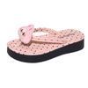 Fashion Flip-flops Women's New Cute Cartoon Wedge Heel Summer Wear 2025 Versatile High-end Foot Sandals