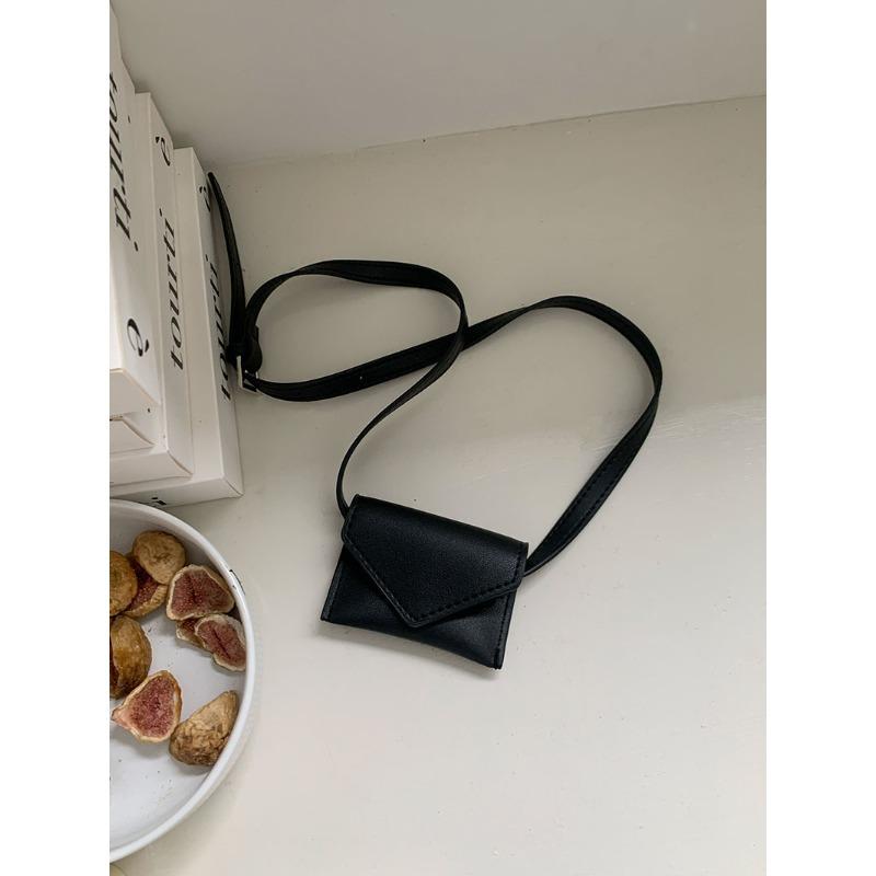 Korean Exquisite and Fashionable Mini Square Bag with Belt Decoration Waist Hanging Bag Multi-color Small Card Bag