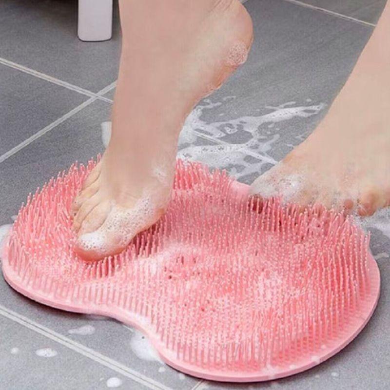 Bath Foot Massage Mat, Bath Back Massager, Foot Massage Brush, Wall-mounted Bath Back Massager