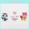 Coverby Cartoon Pvc Toy Set For Kids With Storage Container And Decor