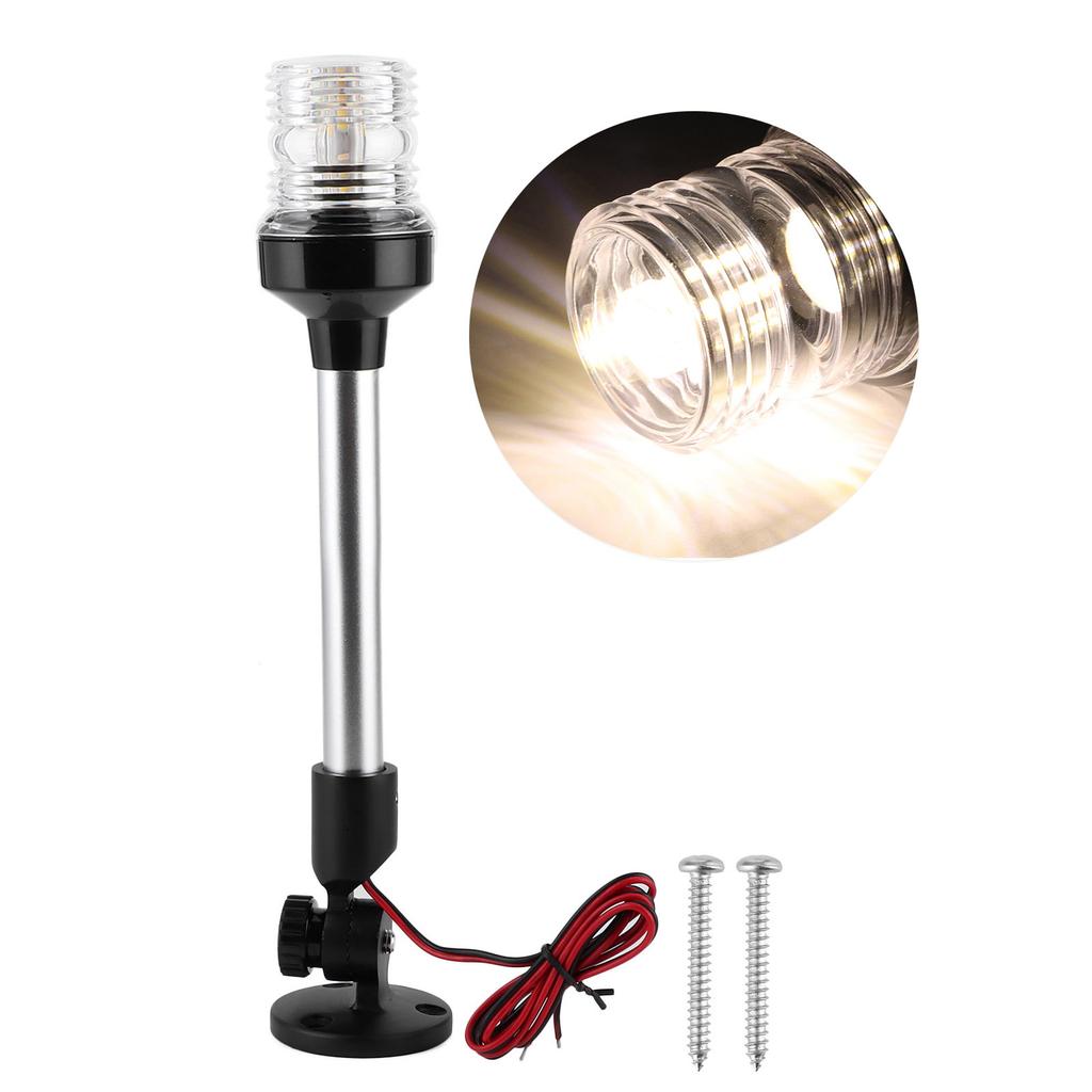 2 Nautical Mile Navigation Anchor Lights All Round 180degrees White LED 1224V