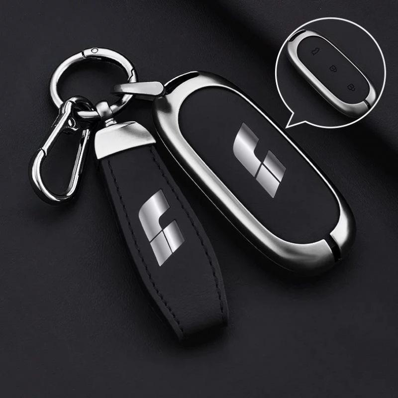 Ideal L6 to L9 Car Key Case: Premium Metal Protective Shell for Men and Women