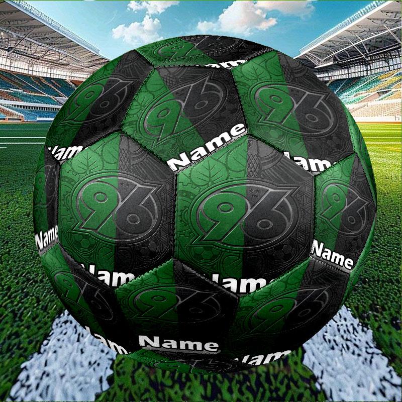 Custom Name Personalized Hannover 96 Football Print Size 5 Soccer Ball Training & Match Football, for Team, Kicking, Gift for Football Enthusiasts