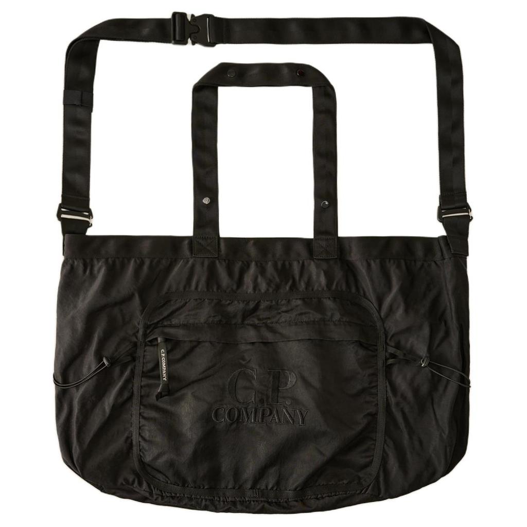 Новая сумка-мессенджер C.P.Company из полиамидного нейлона, сумка через плечо, сумка кросс-боди, обычная, мужская, черная 16CMAC050A005269G999