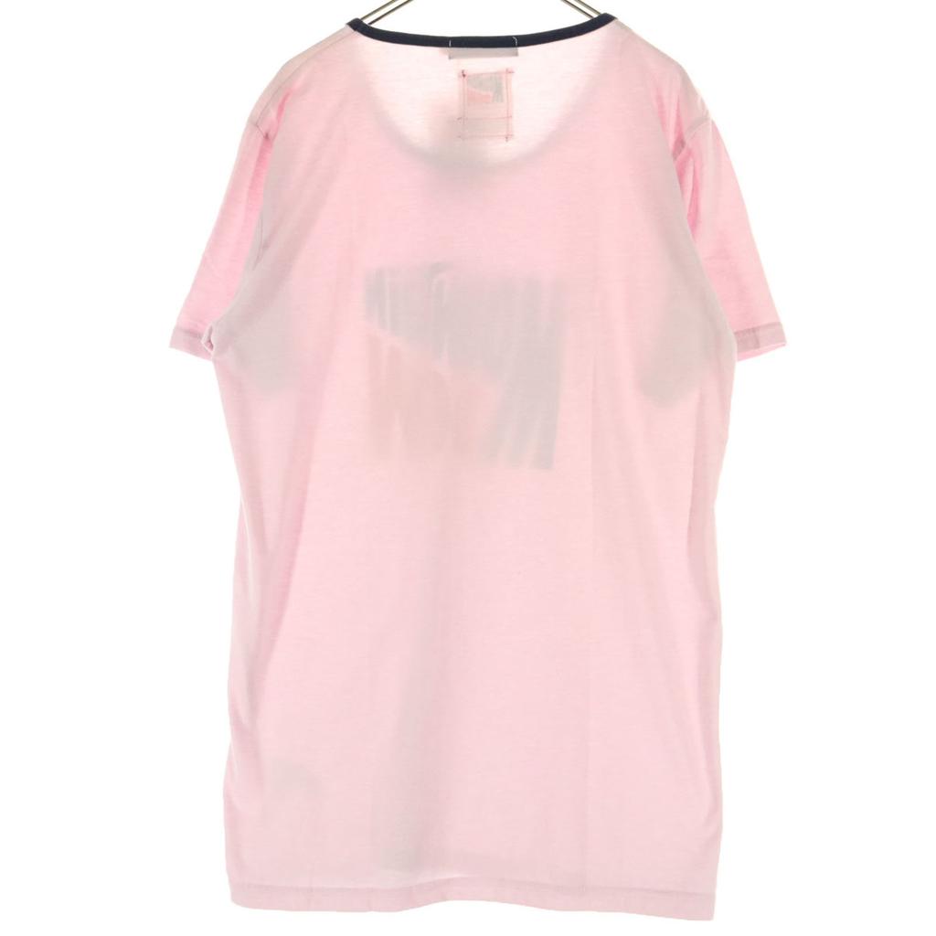 unused Mountain Dew Print Short sleeve T-shirt LL pink Men's Used