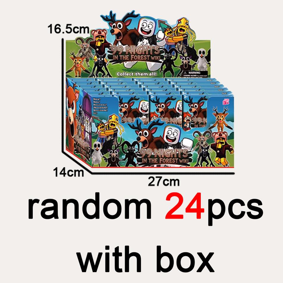 New 99 Nights In The Forest Deer Blind Box Toys Movie Stuffed Animals Fans Birthday Gifts Toys for Kids Halloween Gift