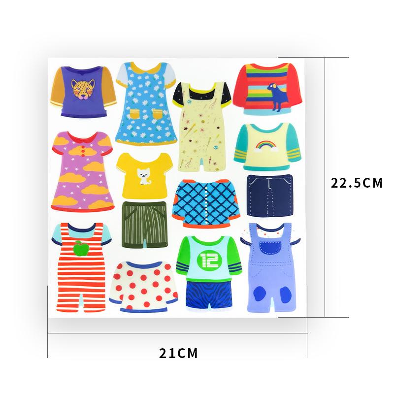 Jelly Sticker Book for Kids: Reusable Baby Stickers, Hot Selling
