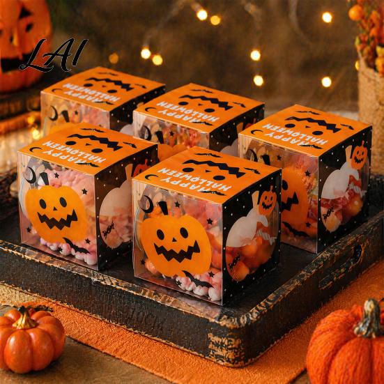 Holiday Goodie Boxes 10 Pcs Halloween Treat Boxes Cute Small Party Favors Box Castle Kids Supplies House Shaped Gift Container for Candy Cookie