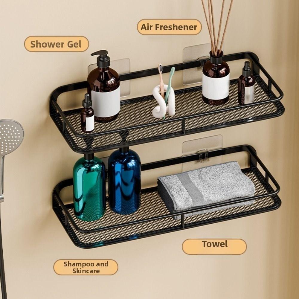 Large Capacity Shower Shampoo Rack Waterproof Cosmetic Storage Rack Kitchen Organizer Kitchen