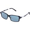 Zeque Polarized Sunglasses Spike Black Silver MASTER BLUE F-2067 &