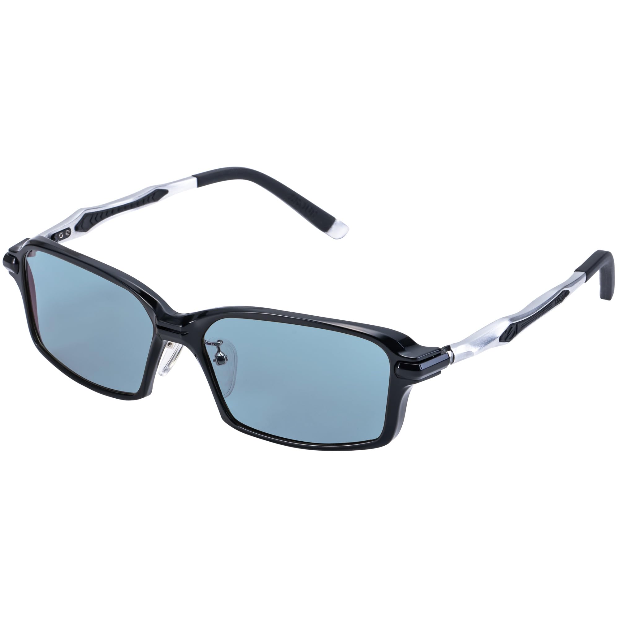 

Zeque Polarized Sunglasses Spike Black Silver MASTER BLUE F-2067 &